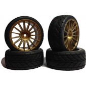 Комплект RC колес (4 шт), окрашенные в золотистый, оригинальные